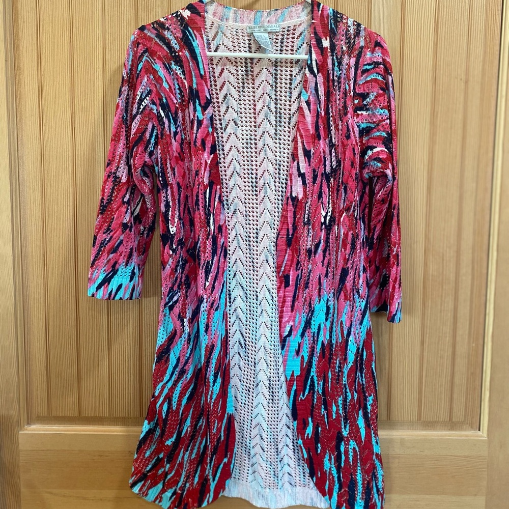 Alberto Makali Multicolor Knit Cardigan - Picture 2 of 5